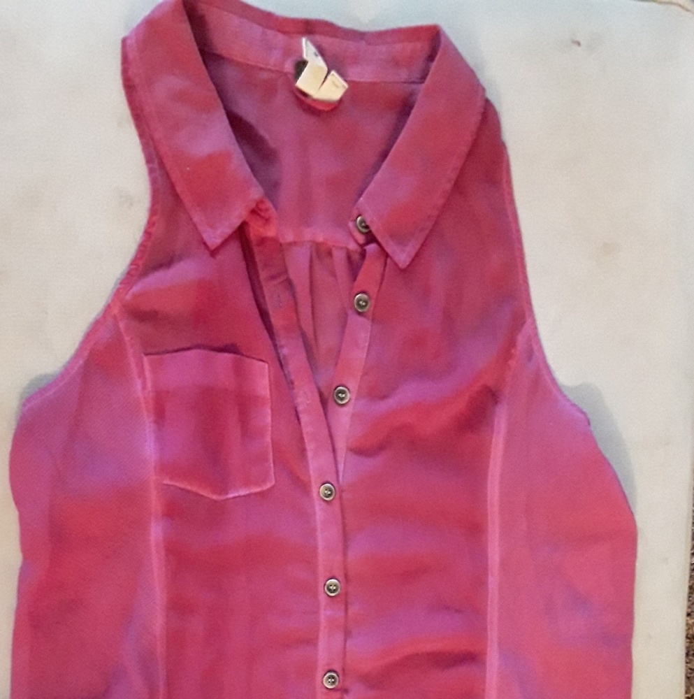 Button up tank
